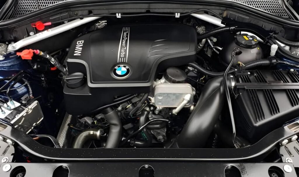 A close look of 2017 BMW x3 Engine