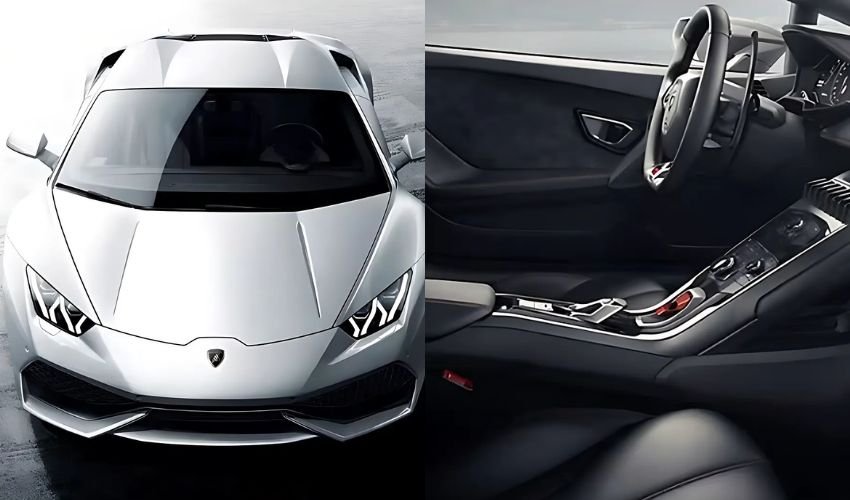 A close lookup at the interior and exterior of 2024 Lamborghini Huracan