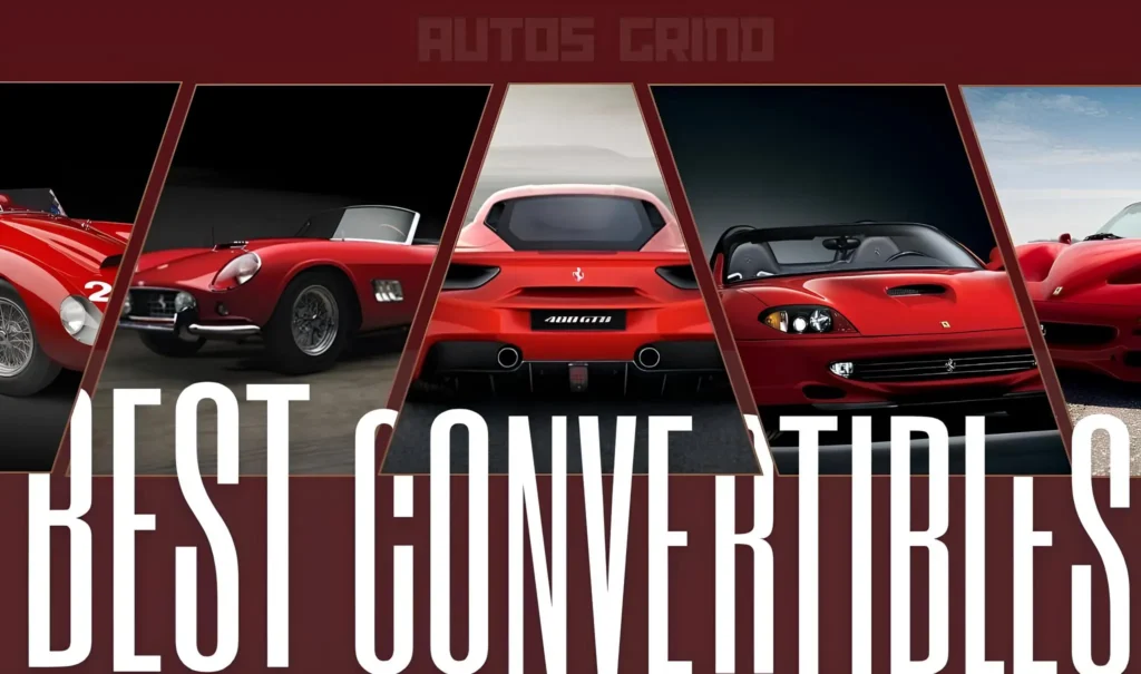 Collage of Best Ferrari Convertibles ever made