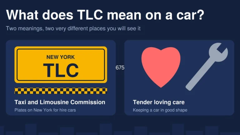 What TLC means on a car: Taxi and Limousine Commission or tender loving car