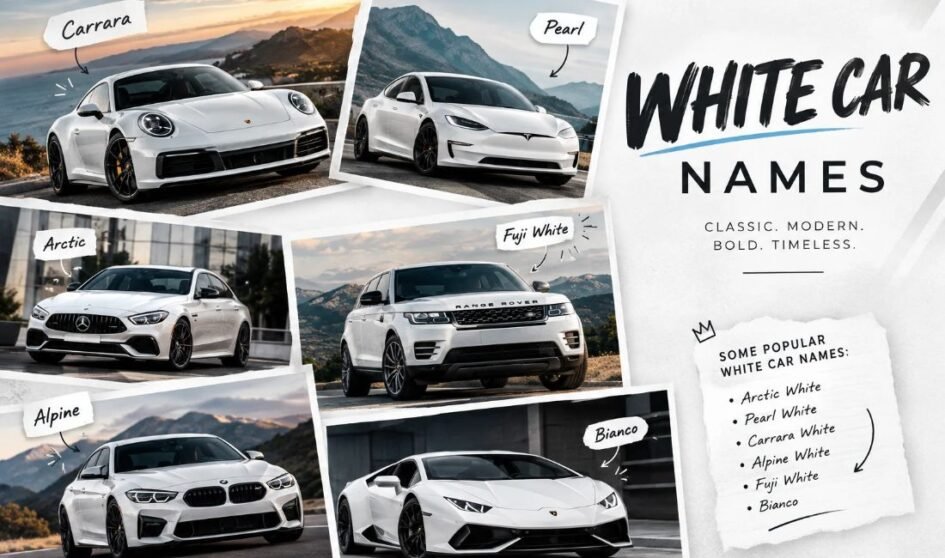 225+ White Car Names By Brand: Cute, Feminine & Cool Name Ideas For Your Ride